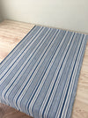 Ticking cover in stripes indigo blue and off-white. Very rare. Finland c.1900