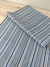 Ticking cover in stripes indigo blue and off-white. Very rare. Finland c.1900