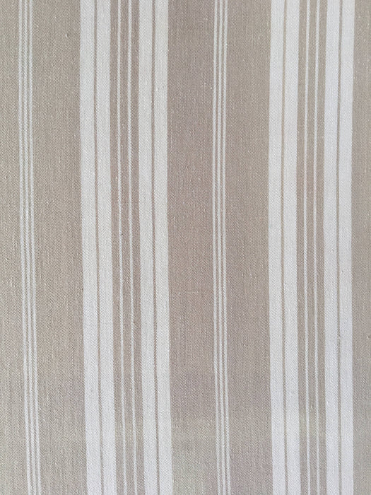 Neutral Stripes Antique European Ticking Fabric Recovered Panels REC-FR-002 - Ticking Depot
