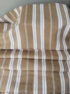 Brown striped ticking. France c.1900 - 4.3 meters