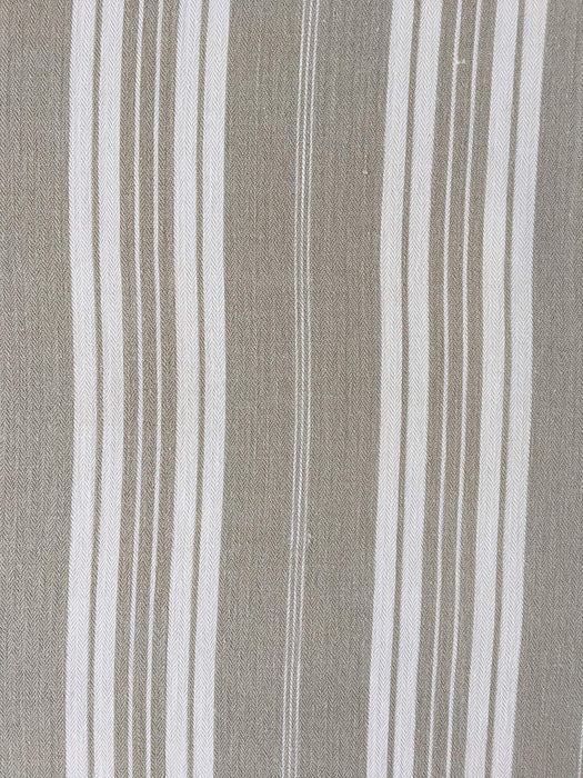 Neutral Stripes Antique European Ticking Fabric Recovered Panels REC-FR-006 - Ticking Depot