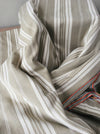 Gray and ecru striped ticking. France c.1900 - 4.1 meters