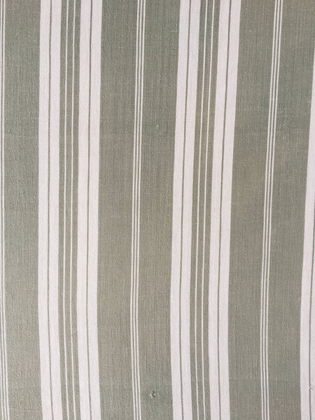 Neutral Stripes Antique European Ticking Fabric Recovered Panels REC-FR-008 - Ticking Depot