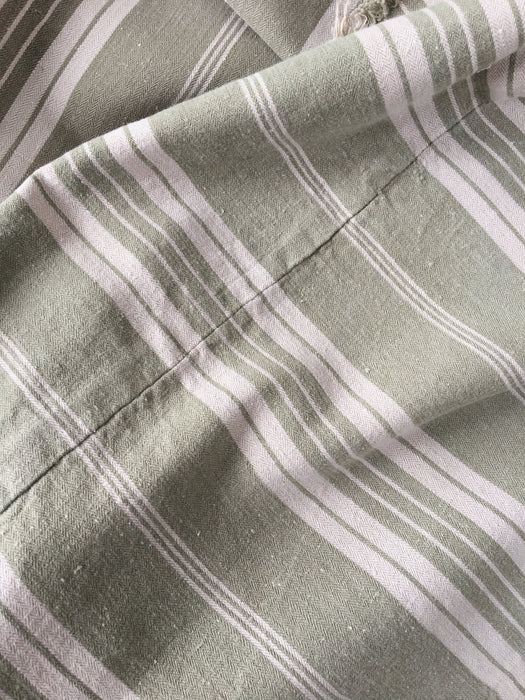 Gray striped ticking. France c.1900 - 4.3 meters