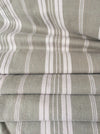 Gray striped ticking. France c.1900 - 4.3 meters