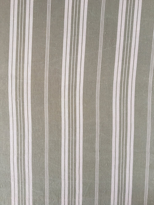 Gray striped ticking. France c.1900 - 4.3 meters