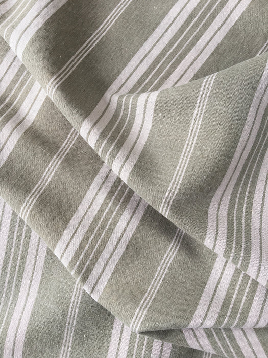 Gray striped ticking. France c.1900 - 4.3 meters