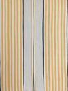 Yellow and gray striped ticking. Spain c.1950 - Lot of 2 pieces