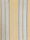 Yellow and gray striped ticking. Spain c.1950 - Lot of 2 pieces