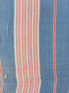 Fun mix of blue, pink and red stripes ticking. Spain c.1940 - Lot of 2 pieces