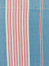 Blue Stripes Antique European Ticking Fabric Recovered Panels REC-RA-AZUL-002G - Ticking Depot