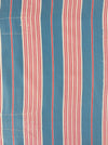 “Four pink stripes and one more” Cheerful ticking fabric. Spain c.1940 - 139×394 cm