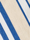 Ticking in stripes blue, beige and white. Spain c.1950