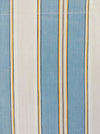 Light blue and gray striped ticking. Herringbone. Spain c.1950 - Lot of 2 pieces