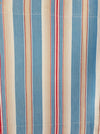 Light blue, red and white striped ticking. Spain c.1950 - 135×168 cm 