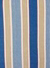Blue, white and beige striped ticking. Spain c.1950 - 118×100 cm