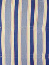 Blue, white and beige striped ticking. Spain c.1950 - Lot of 2 pieces
