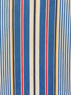 Ticking in narrow blue, white and red stripes. Spain c.1950 - Lot of 2 pieces