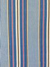 Ticking in narrow blue, white and red stripes. Spain c.1950 - Lot of 2 pieces