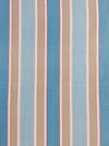 Blue, white and beige striped ticking. Spain c.1950 - 70×218 cm