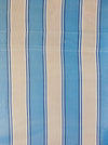 Blue and beige striped ticking. Spain c.1950 - 48×84 cm