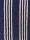 Navy and off-white ticking. Spain c.1940