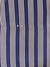 Navy and off-white ticking. Spain c.1940