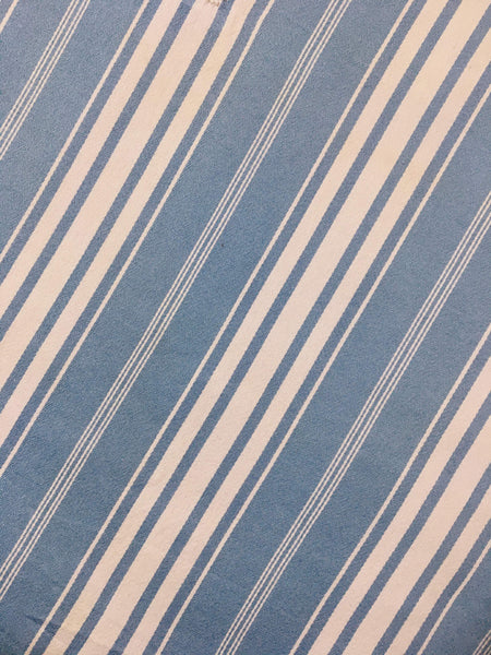 Blue Stripes Antique European Ticking Fabric Recovered Panels REC-RA-AZUL-024 - Ticking Depot