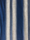 Blue and beige striped ticking. Spain c.1900