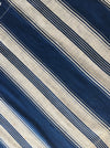 Blue and beige striped ticking. Spain c.1900