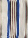 Blue and beige striped ticking. Spain c.1940 - Lot of 5 pieces