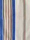 Blue and beige striped ticking. Spain c.1940 - Lot of 5 pieces