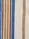 Blue and beige striped ticking. Spain c.1940