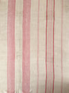 Red and beige striped ticking. Marvelous. Spain c.1900 - 4+ meters