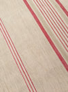 Red and beige striped ticking. Marvelous. Spain c.1900 - 4+ meters