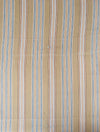 Beige and light blue striped ticking. Spain c.1950 - 142×184 cm