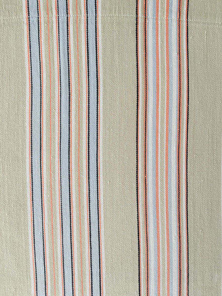 Neutral Stripes Antique European Ticking Fabric Recovered Panels REC-RA-BEIGE-006E - Ticking Depot