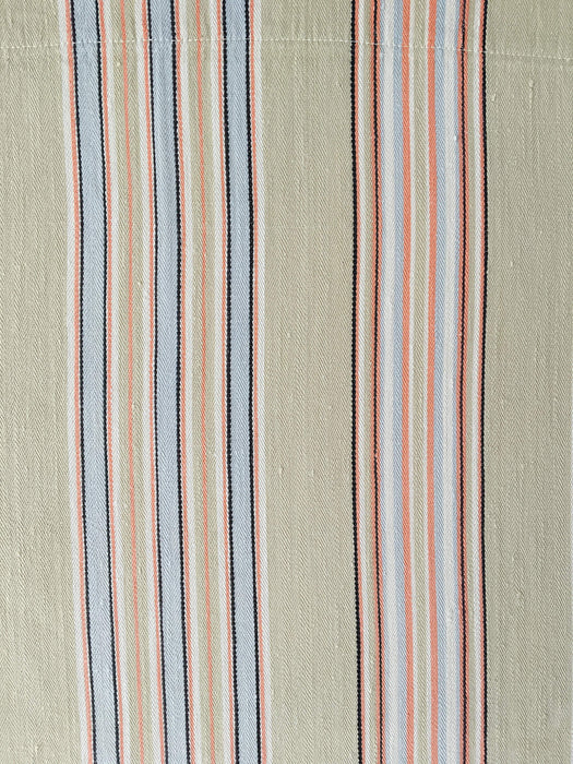 Neutral Stripes Antique European Ticking Fabric Recovered Panels REC-RA-BEIGE-006E - Ticking Depot