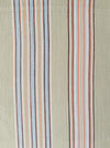 Beige and light blue striped ticking. Spain c.1950 - Lot of 2 pieces