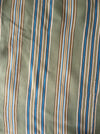 Beige and light blue striped ticking. Spain c.1950 - Lot of 3 pieces