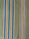 Beige and light blue striped ticking. Spain c.1950 - Lot of 3 pieces