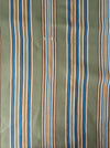 Beige and light blue striped ticking. Spain c.1950 - Lot of 3 pieces