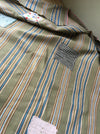 Beige and light blue striped ticking. Spain c.1950 - Lot of 5 pieces