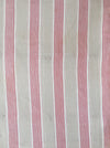 Red and beige striped ticking. Spain c.1900 - Lot of 2 pieces