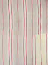 Red and beige striped ticking. Spain c.1900