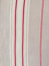 Red and beige striped ticking. Spain c.1900
