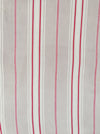 Red and beige striped ticking. Spain c.1900