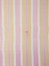  Pink and beige striped ticking. Spain c.1900 - 54×195 cm