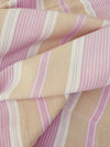  Pink and beige striped ticking. Spain c.1900 - 54×195 cm