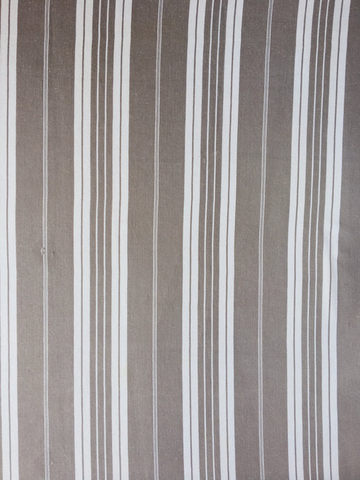 Grey and white striped ticking. Spain c.1900 - Lot of 4 pieces